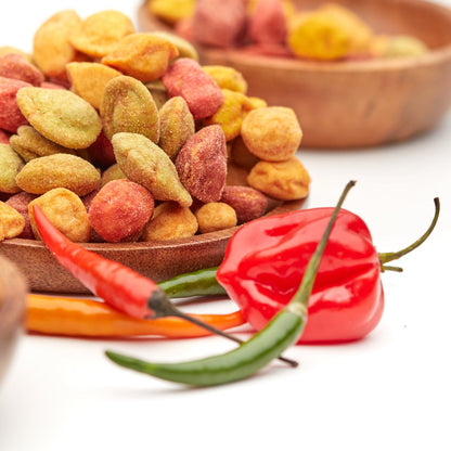 Fire-Mix Erdnuesse in der Snackschale zum Gaming-Abend