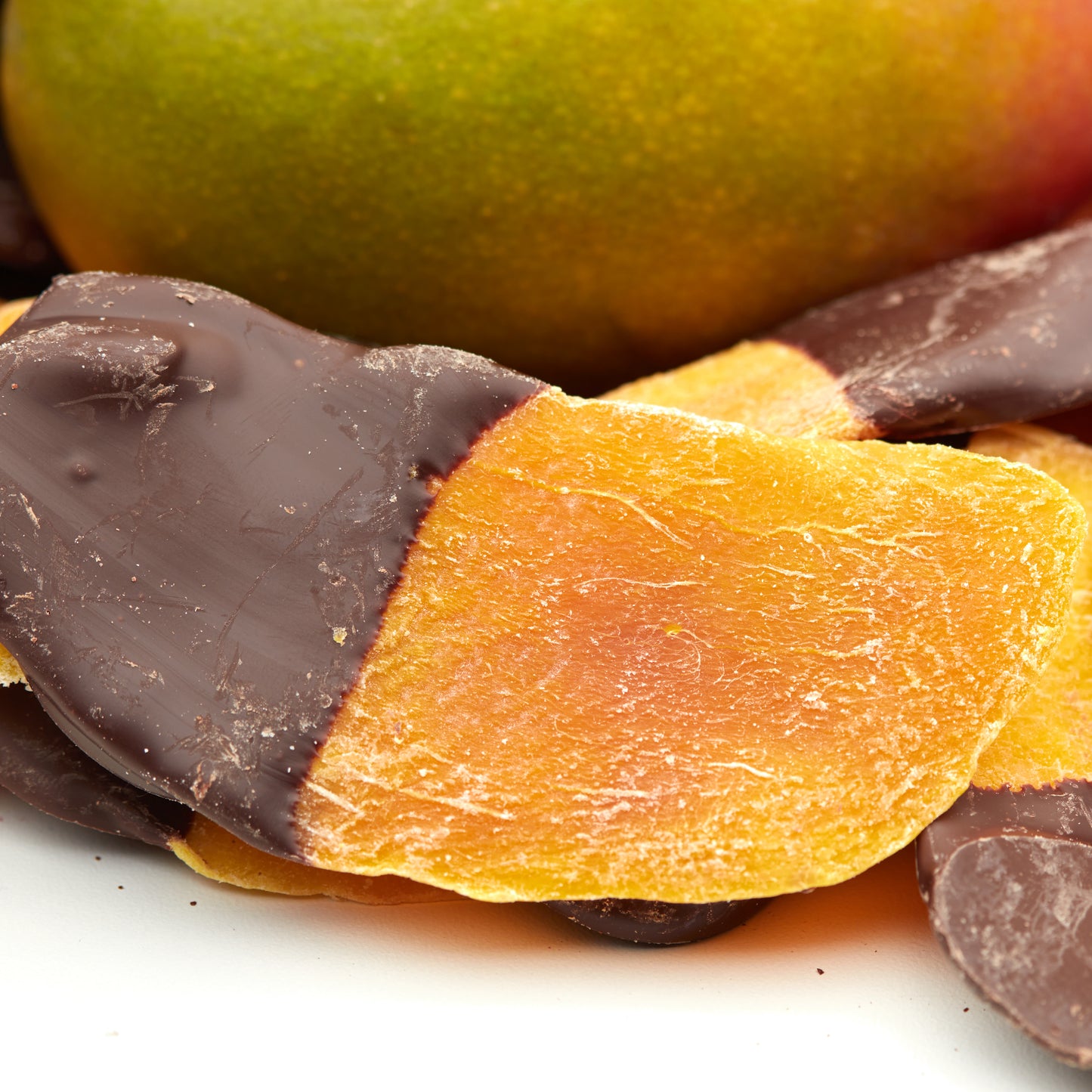 Mangostreifen in dunkler Schokoglasur 1 Kg