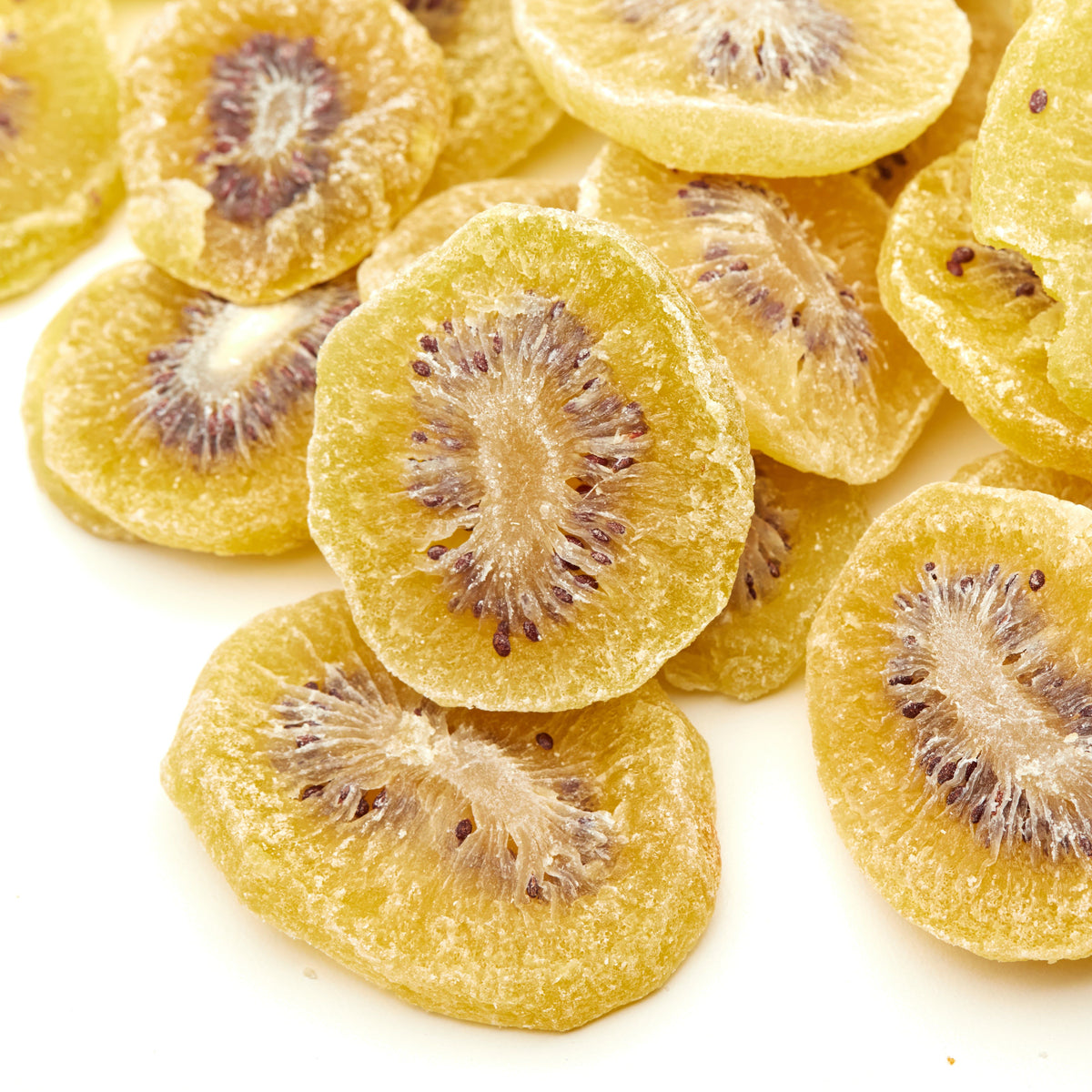 Kandierte Kiwischeiben von NESSLIM als exotische Zutat für Desserts oder die kleine Snack-Pause.